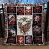 Skull Quilt Blanket Ver 61  Quilt